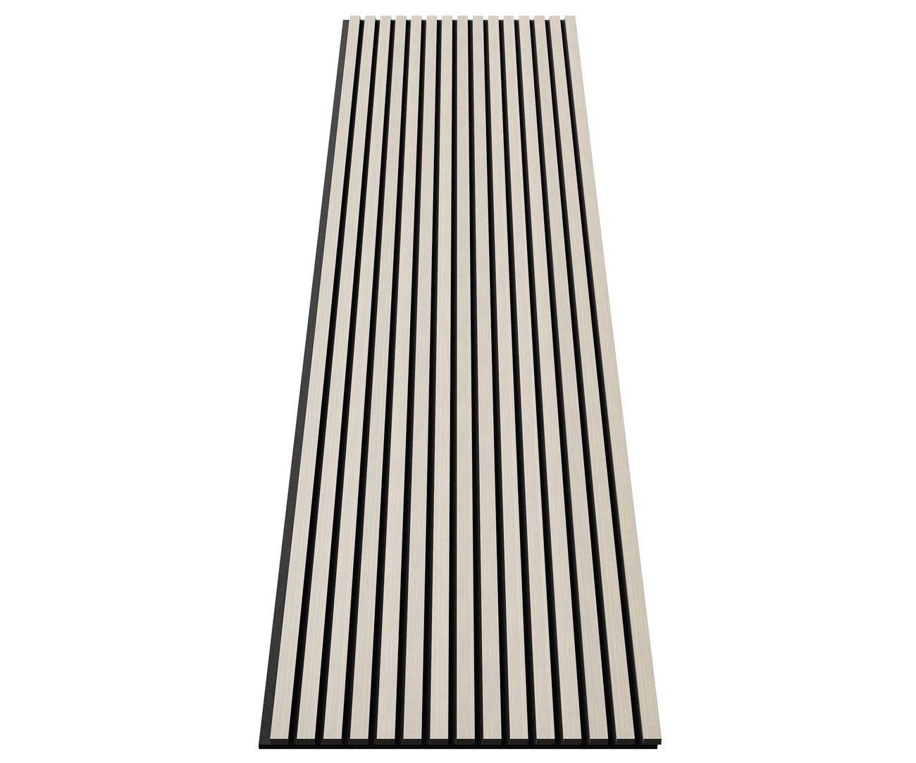 МДФ стеновая панель акустическая Cosca Decor Монако Дуб Клэр Светлый черный войлок 2750×600×21